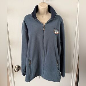 Blue Zip-Up Fleece Gatlinburg TN Jacket M